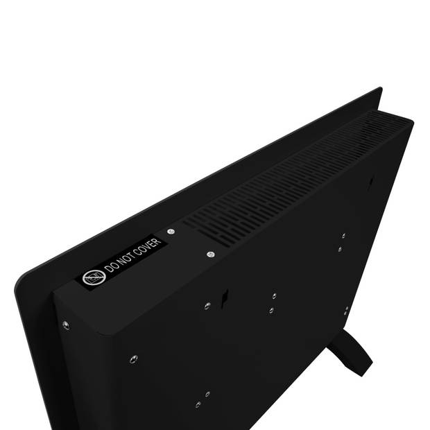 VONROC Luxe Elektrische kachel – Convector - Glazen paneel - 1500W - Zwart WIFI