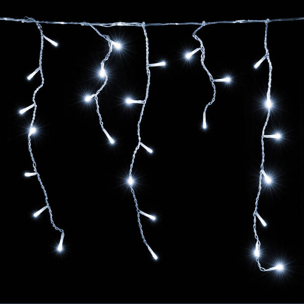 Monzana - Ketting ijspegelverlichting - Afstandbediening - LED - Wit