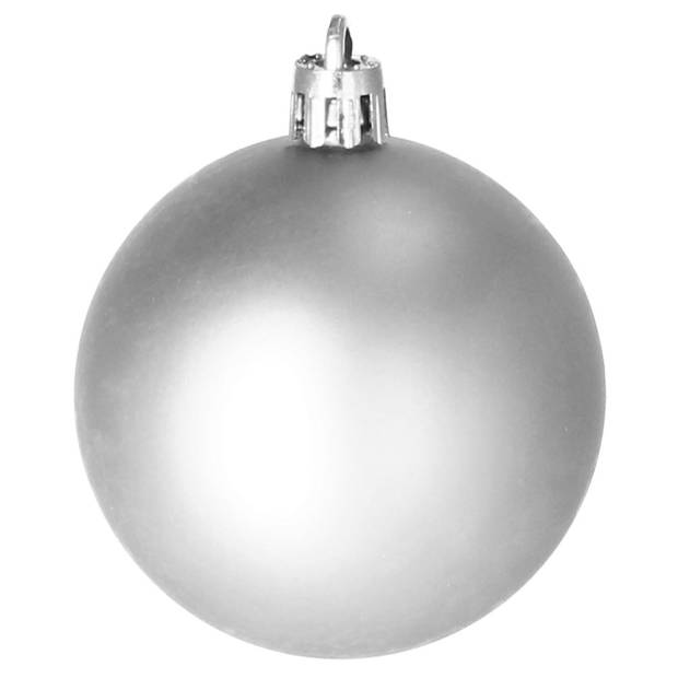 Kerstballen 51 Stuks Zilver