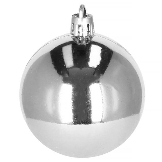 Kerstballen 51 Stuks Zilver