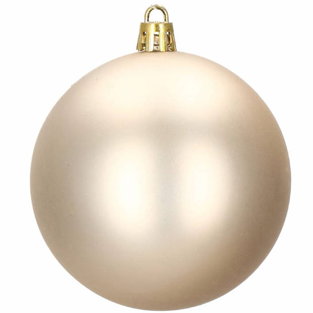 Kerstballen 30 Stuks 8 cm Beige/Goud Tinten