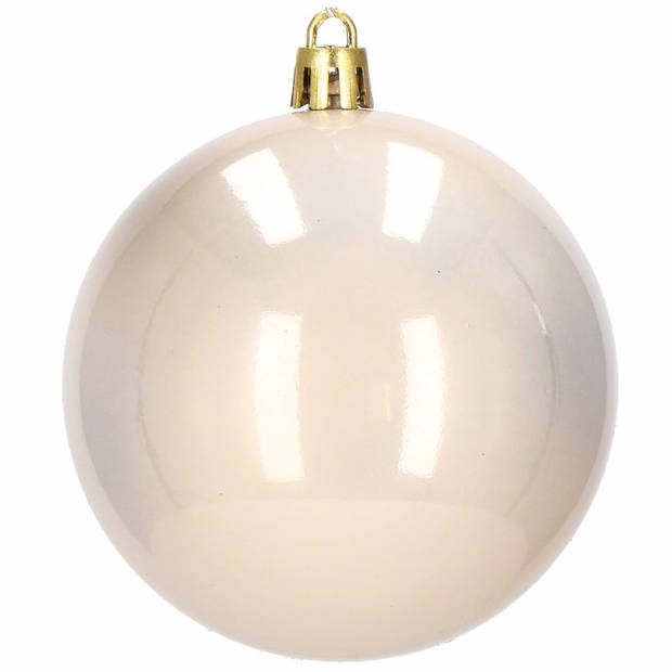 Kerstballen 30 Stuks 8 cm Beige/Goud Tinten