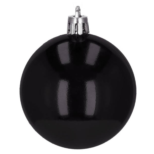 Kerstballen 20 Stuks 4 cm Zwart