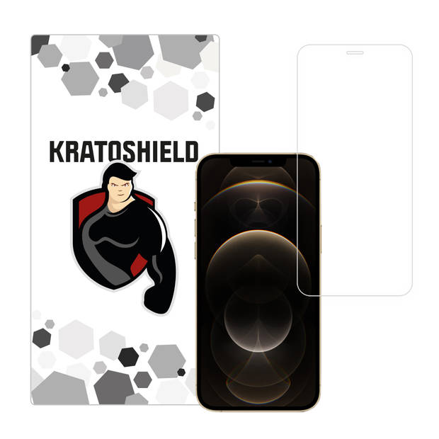 Kratoshield Iphone 12 Pro Max Screenprotector - Gehard glas