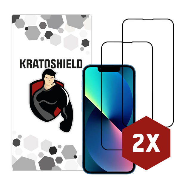 2-pack Kratoshield iPhone 13 Mini Screenprotector - Full cover