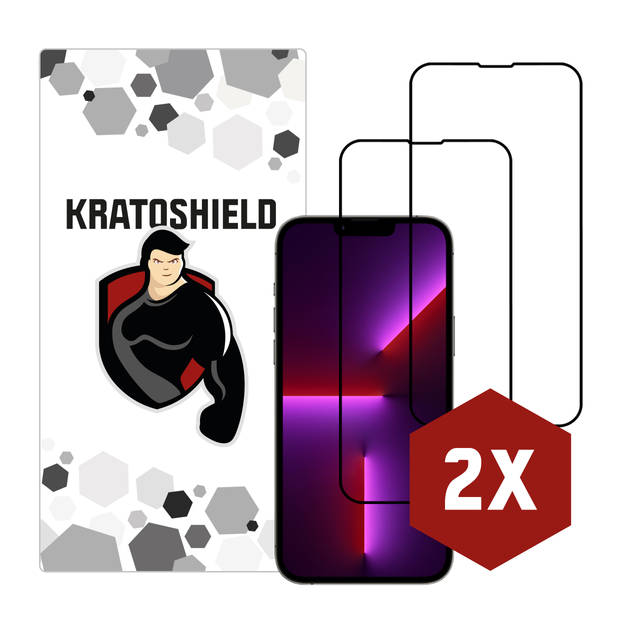2-pack Kratoshield iPhone 13 Pro Max Screenprotector - Full cover