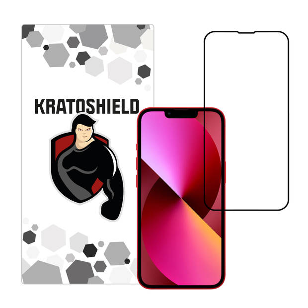 Kratoshield iPhone 13 Screenprotector - Full cover