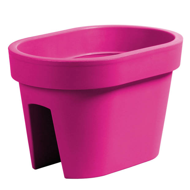 Prosperplast plantenpot - kunststof - fuchsia - 12L - 40 x 27 x 25 cm - Plantenpotten