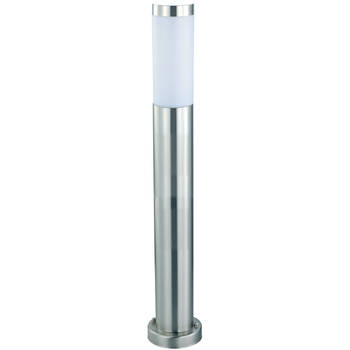 LED Tuinverlichting - Staande Buitenlamp - Laurea 5 - E27 Fitting - Rond - RVS - Philips - CorePro LEDbulb 827 A60 - 8W
