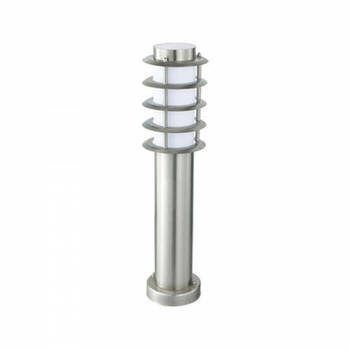 LED Tuinverlichting - Staande Buitenlamp - Nalid 3 - E27 Fitting - Rond - RVS - Philips - CorePro LEDbulb 827 A60 - 5.5W