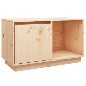 vidaXL Tv-meubel 74x35x44 cm massief grenenhout