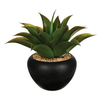 Atmosphera Aloe Vera kunstplant in keramische pot 37 cm - Kunstplanten