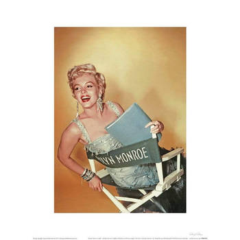 Kunstdruk Marilyn Monroe Gold 30x40cm