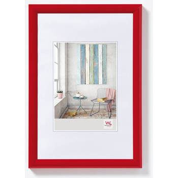 Walther Design Trendstyle Kunststof Fotolijst 10x15cm Rood