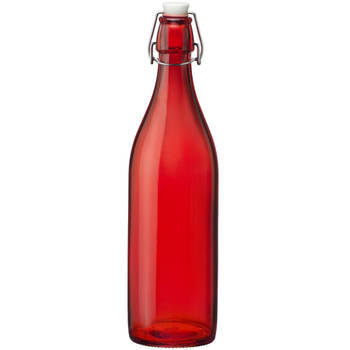 Sareva Beugelfles / Weckfles - Rood - 1 liter