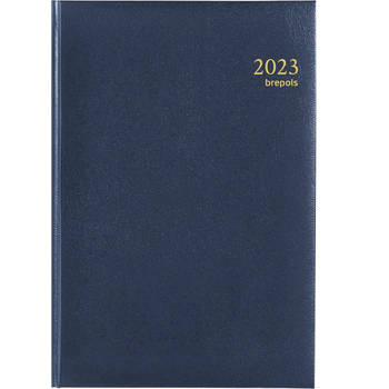 Brepols Agenda 2023 • SATURNUS LUXE • LIMA • 13,3 x 20,8 cm • Blauw • 1d/1p
