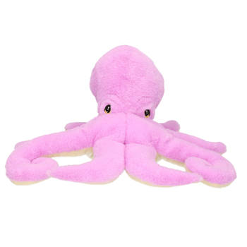 Pluche knuffel zeedieren Inktvis/octopus van 33 cm - Knuffel zeedieren