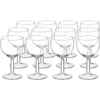 Set van 12x wijnglazen voor witte wijn Fiona 190 ml van glas - Wijnglazen