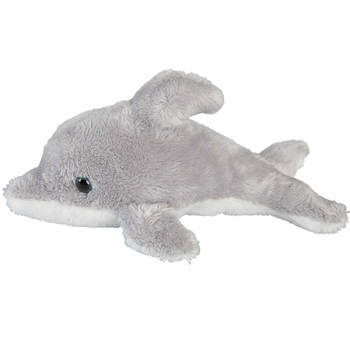 Pluche knuffel dieren Dolfijn van 15 cm - Knuffel zeedieren