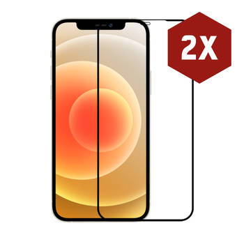 2-pack Kratoshield iPhone 12 Mini Screenprotector - Gehard glas - Full Cover