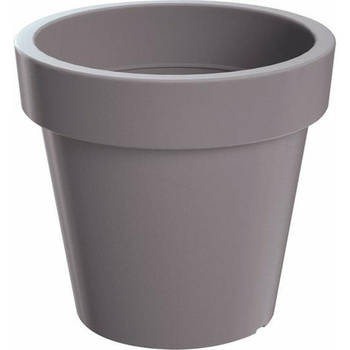 Prosperplast Bloempot/ plantenpot - steengrijs - 60 cm - kunststof - Plantenpotten