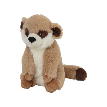 Pluche dieren knuffels Stokstaartje van 16 cm - Knuffeldier