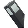 LED Tuinverlichting - Wandlamp Buiten - Kavy 1 - E27 Fitting - Vierkant - Aluminium - Philips - CorePro LEDbulb 827 A60