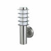LED Tuinverlichting - Wandlamp Buiten - Nalid 2 - E27 Fitting - Rond - RVS - Philips - CorePro Lustre 827 P45 FR - 5.5W
