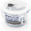 Pebbly - Vershoudbox, Borosilicaat Glas, Rond, 400 ml - Pebbly