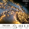 Kerstverlichting - Kerstboomverlichting - Kerstversiering - Kerst - Cluster met haspel - 750 LED's - 15 meter - Extra...