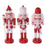 Christmas Decoration Kersthangers - notenkrakers - 3ST - 12,5 cm - Kersthangers