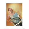 Kunstdruk Marilyn Monroe Gold 30x40cm