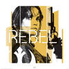 Kunstdruk Star Wars Rogue One Jyn Rebel 40x40cm