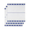 Theedoek BML White Blue 3 stuks 65 x 65 cm