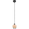 LED Hanglamp - Hangverlichting - Trion Bera - E27 Fitting - 1-lichts - Rond - Bruin - Aluminium