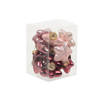 Othmar Decorations Kersthangers - 12x - sterretjes - roze - 4cm - Kersthangers