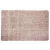 Deurmat/droogloopmat katoen/polyester super absorberend beige 70 x 45 cm rechthoekig - Deurmatten