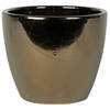 Steege Bloempot - goud - Scandinavische look - keramiek - 18 x 16 cm - Plantenpotten