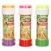 3x Jungle/safari dieren bellenblaas flesjes met bal spelletje in dop 60 ml voor kinderen - Bellenblaas