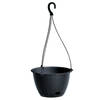 Prosperplast plantenpot - kunststof - antraciet - D22 x H14 cm - Plantenpotten