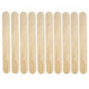 100x naturel hobby knutsel houtjes/ijslollie stokjes 20 x 2,5 cm - Houten knutselstokjes