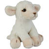 Pluche knuffel dieren Lammetje/schaap van 15 cm - Knuffel boederijdieren