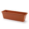 Plantenbak terra cotta rechthoekig 50 x 17 x 15 cm - Plantenbakken