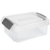 Sunware opslagbox kunststof 17 liter transparant 45 x 36 x 14 cm met hoge deksel - Opbergbox