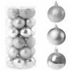 Kerstballen 30 Stuks 6 cm Zilver