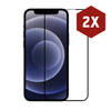 2-pack Kratoshield iPhone 12 Screenprotector - Gehard glas - Full Cover