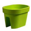 Prosperplast plantenpot - kunststof - lime groen - 12L - 40 x 27 x 25 cm - Plantenpotten