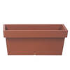 Prosperplast Plantenbak - kunststof - 58 x 26 x 22 cm - steenrood - Plantenpotten