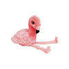Pluche Roze Flamingo knuffeldier van 23 cm - Vogel knuffels