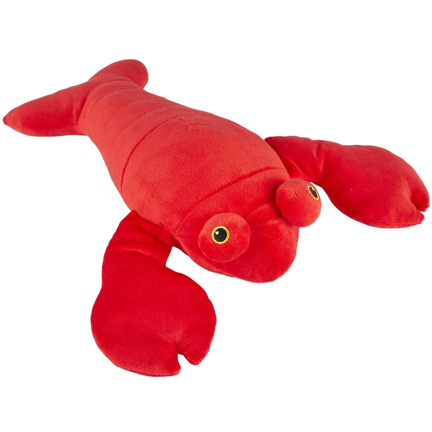 Pluche kleine knuffel zeedieren Kreeft van 33 cm - Speelgoed beesten uit de soft serie - Leuk als cadeau